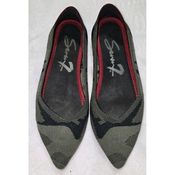 Seven 7 For All Mankind Camoflage Slip On Ballet Flats Womens Size 7 - Picture 1 of 8